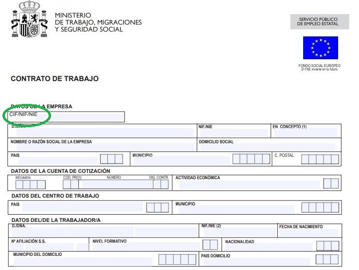 Cuál es el cif de mi empresa